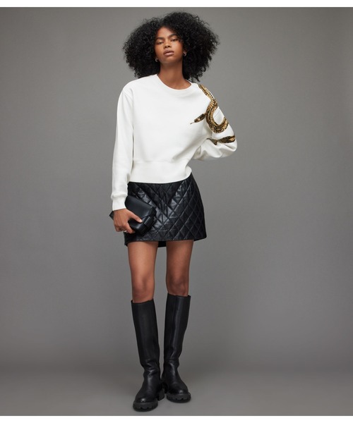 ALLSAINTS(オールセインツ)の「TEMPEST SEPARO SWEATSHIRT | TEMPEST SEPARO スウェットシャツ(スウェット・レディース・オフホワイト・M/L/S/XS)」の5枚目の写真