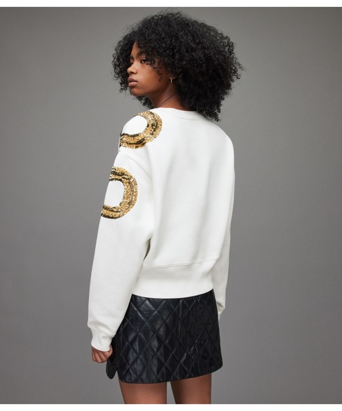 ALLSAINTS(オールセインツ)の「TEMPEST SEPARO SWEATSHIRT | TEMPEST SEPARO スウェットシャツ(スウェット・レディース・オフホワイト・M/L/S/XS)」の6枚目の写真