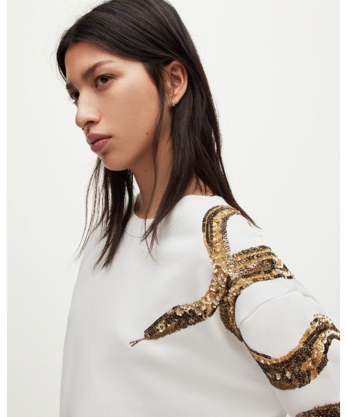 ALLSAINTS(オールセインツ)の「TEMPEST SEPARO SWEATSHIRT | TEMPEST SEPARO スウェットシャツ(スウェット・レディース・オフホワイト・M/L/S/XS)」の11枚目の写真