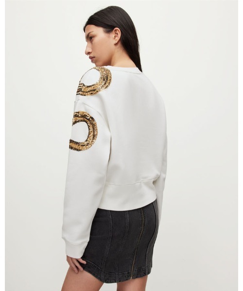 ALLSAINTS(オールセインツ)の「TEMPEST SEPARO SWEATSHIRT | TEMPEST SEPARO スウェットシャツ(スウェット・レディース・オフホワイト・M/L/S/XS)」の9枚目の写真