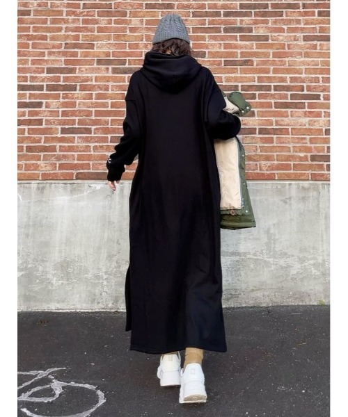 HONEYSUCKLE ROSE（ハニーサックルローズ）の「【HONEYSUCKLE ROSE】MOCOMOCOワンピース（ワンピース・レディース・ブルー/ブラック・M/L）」の8枚目の写真