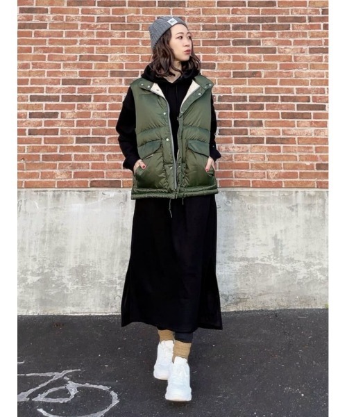HONEYSUCKLE ROSE（ハニーサックルローズ）の「【HONEYSUCKLE ROSE】MOCOMOCOワンピース（ワンピース・レディース・ブルー/ブラック・M/L）」の10枚目の写真