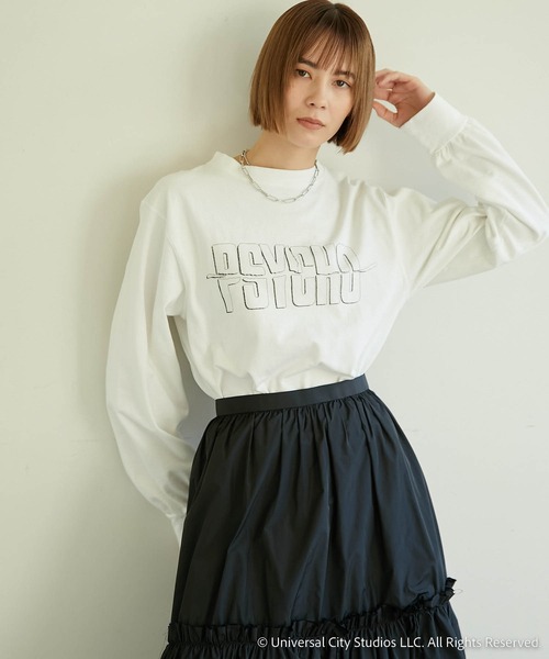 Whim Gazette(ウィムガゼット)の「【ユニバーサルコラボ】PSYCHOロンT(Tシャツ/カットソー・レディース・オフホワイト/ライトグレー・FREE)」の13枚目の写真