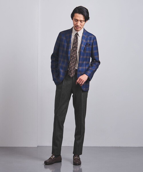 ユナイテッドアローズ フランネル 1プリーツ テーパードパンツ スラックス UNITED ARROWS（ユナイテッドアローズ）の「フランネル 1P