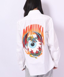MISHKA バックプリントBIGシャツ 長袖