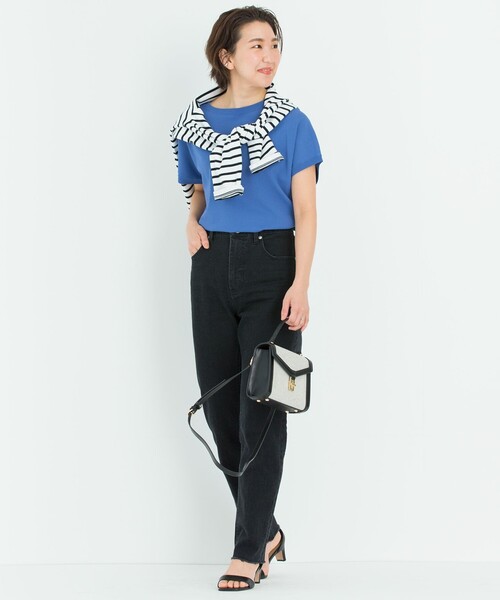 23区（ニジュウサンク）の「【洗える】Armor-lux バックポイントトップス（Tシャツ/カットソー・レディース・ベージュ系1/ホワイト系・40/38）」の16枚目の写真