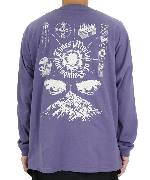 MANASTASH（マナスタッシュ）の「MANASTASH/マナスタッシュ/CiTee MYRIAD（Tシャツ/カットソー・メンズ・パープル/ホワイト/ブラック・MEDIUM/LARGE/X-LARGE/L/M/XL）」の5枚目の写真