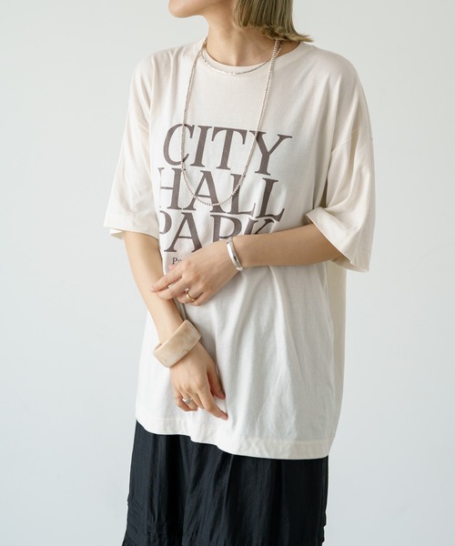 セール】【NYC×GOOD ROCK SPEED】CITY HALL PARK Tシャツ（T