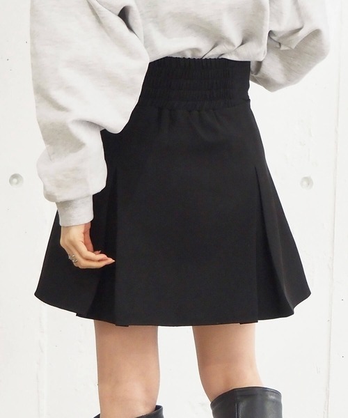 tiptop(ティップトップ)の「【2サイズ展開】プリーツミニスカパン【web限定Sサイズあり】(スカート・レディース・アイボリー/ブラック・S/M)」の14枚目の写真