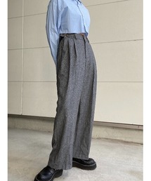 Wool long pants