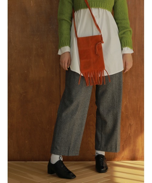 AMAIL（アマイル）の「Wool long pants（その他パンツ・レディース・ベージュ/グレー・FREE）」の5枚目の写真