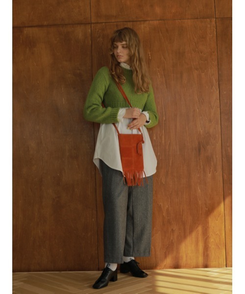 AMAIL（アマイル）の「Wool long pants（その他パンツ・レディース・ベージュ/グレー・FREE）」の6枚目の写真