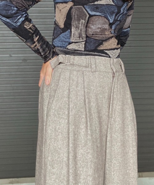 AMAIL（アマイル）の「Wool long pants（その他パンツ・レディース・ベージュ/グレー・FREE）」の16枚目の写真