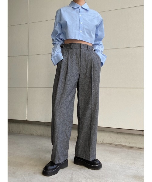 AMAIL（アマイル）の「Wool long pants（その他パンツ・レディース・ベージュ/グレー・FREE）」の13枚目の写真