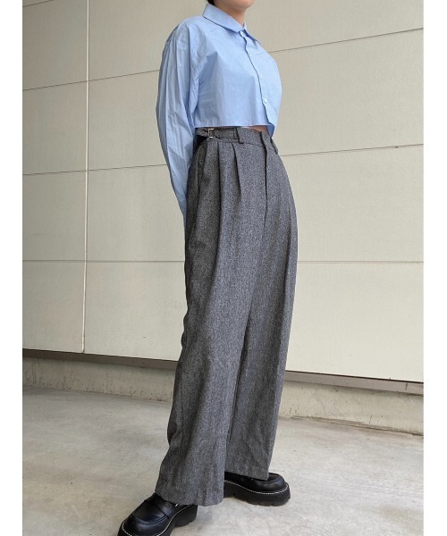 AMAIL（アマイル）の「Wool long pants（その他パンツ・レディース・ベージュ/グレー・FREE）」の15枚目の写真