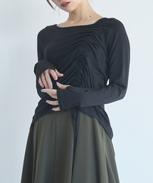 CITY TOKYO（シティトウキョウ）の「バックスリットシャーリングティーシャツ（Tシャツ/カットソー）」