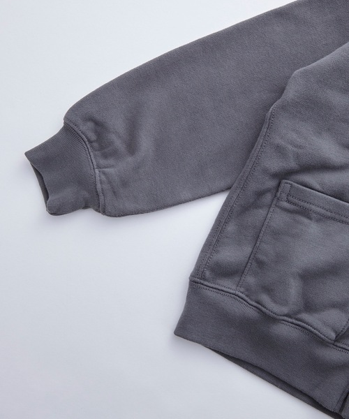 Ocean&Ground（オーシャン&グラウンド）の「モチーフボタンVネックカーディガン(90～140cm)（カーディガン/ボレロ・キッズ・ラベンダー/グリーン/チャコール/アイボリー・110/130/90/100/120/140）」の9枚目の写真