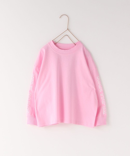 LOWRYS FARM（ローリーズファーム）の「WAX PAPERメニュープリントロングTシャツ　182804（Tシャツ/カットソー・キッズ・ピンク/ホワイト・120cm/150cm/130cm/110cm/140cm）」の14枚目の写真