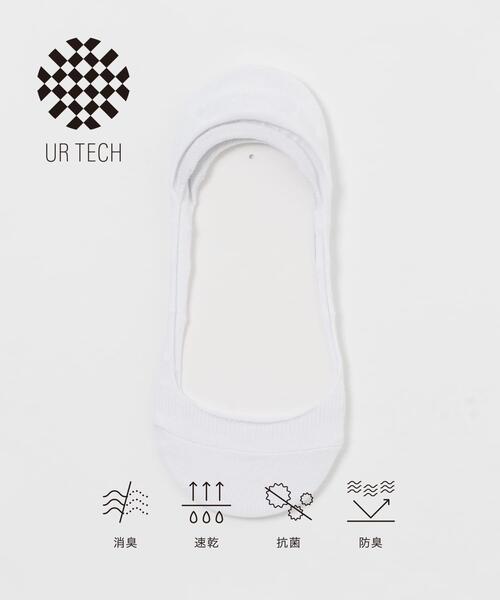 URBAN RESEARCH(アーバンリサーチ)の「『UR TECH』ショートカバーソックス(ソックス/靴下・レディース・ブラック/ホワイト/チャコールグレー・22/24)」の1枚目の写真