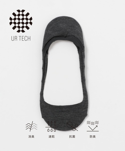 URBAN RESEARCH(アーバンリサーチ)の「『UR TECH』ショートカバーソックス(ソックス/靴下・レディース・ブラック/ホワイト/チャコールグレー・22/24)」の3枚目の写真