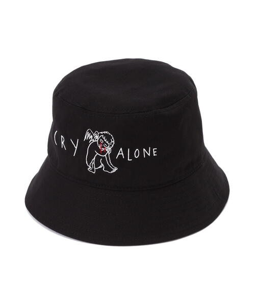 AZS TOKYO（アザストーキョー）の「AZS TOKYO/アザストウキョウ/"CRY ALONE" BUCKET（ハット・レディース・ブラック・F）」の3枚目の写真