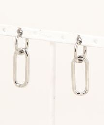 金属アレルギー対応 サージカルステンレス SILVER 2wayピアス