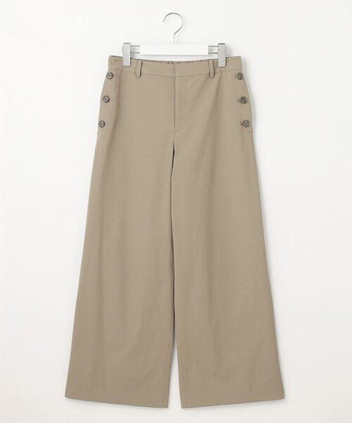 J.PRESS（ジェイプレス）の「【洗える・吸水速乾】コットン麻シェルドライ ワイド パンツ（その他パンツ・レディース・カーキ系/ネイビー系/アイボリー系・7/9/11/13）」の12枚目の写真