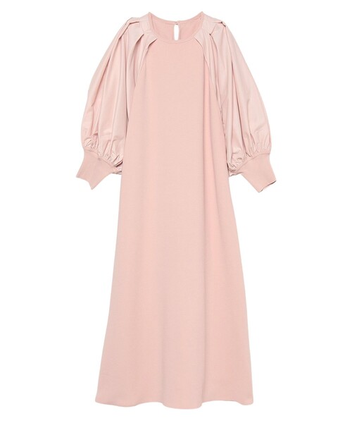 新品タグ付 ANAYI レーヨンポリエステルドッキングワンピース ANAYI（アナイ）の「レーヨンポリエステルドッキングワンピース