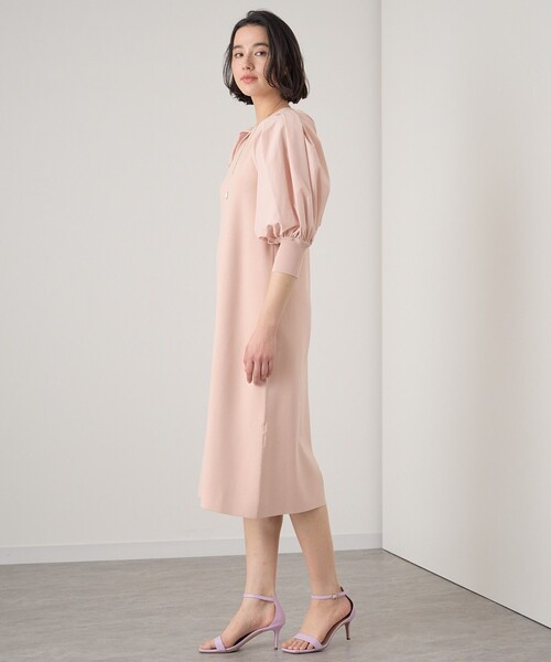 新品タグ付 ANAYI レーヨンポリエステルドッキングワンピース ANAYI（アナイ）の「レーヨンポリエステルドッキングワンピース