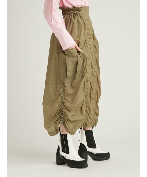 FURFUR（ファーファー）の「シアーミリタリースカート（スカート・レディース・カーキ/ブラック/ホワイト・FREE）」の8枚目の写真