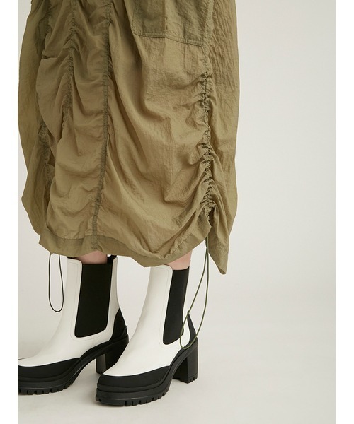 FURFUR（ファーファー）の「シアーミリタリースカート（スカート・レディース・カーキ/ブラック/ホワイト・FREE）」の10枚目の写真