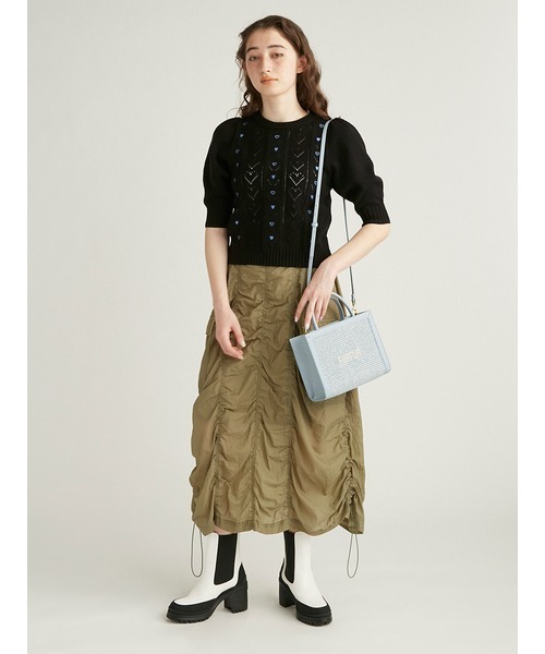 FURFUR（ファーファー）の「シアーミリタリースカート（スカート・レディース・カーキ/ブラック/ホワイト・FREE）」の13枚目の写真