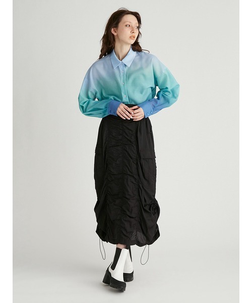 FURFUR（ファーファー）の「シアーミリタリースカート（スカート・レディース・カーキ/ブラック/ホワイト・FREE）」の16枚目の写真