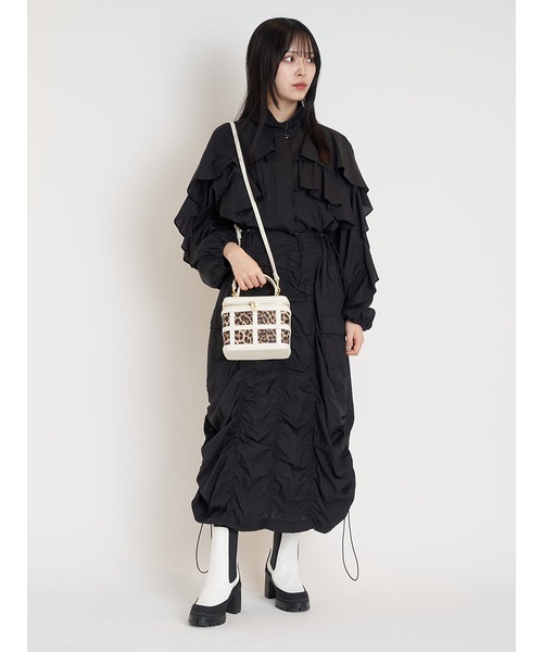 FURFUR（ファーファー）の「シアーミリタリースカート（スカート・レディース・カーキ/ブラック/ホワイト・FREE）」の19枚目の写真