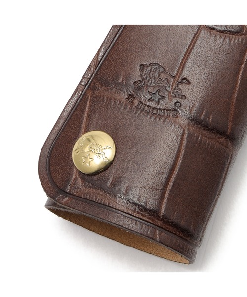 IL BISONTE（イルビゾンテ）の「【WEB限定】IL BISONTE / キーケース（キーケース/キーアクセサリー・レディース・レッド/ダークグレー/ブラウン/ダークグリーン/ライトグレー/グレイッシュベージュ・FREE）」の8枚目の写真