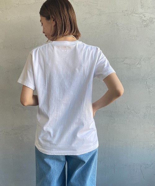 HANES（ヘインズ）の「[HANES/ヘインズ] 2P ジャパンフィット クルーネックパックTシャツ（Tシャツ/カットソー・レディース・ホワイト・S/M/L/XL）」の14枚目の写真