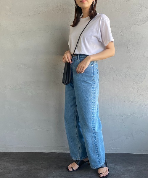 HANES（ヘインズ）の「[HANES/ヘインズ] 2P ジャパンフィット クルーネックパックTシャツ（Tシャツ/カットソー・レディース・ホワイト・S/M/L/XL）」の4枚目の写真