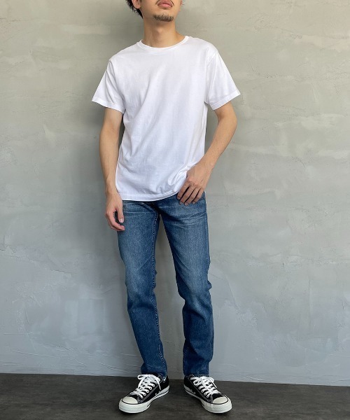 HANES（ヘインズ）の「[HANES/ヘインズ] 2P ジャパンフィット クルーネックパックTシャツ（Tシャツ/カットソー・レディース・ホワイト・S/M/L/XL）」の5枚目の写真