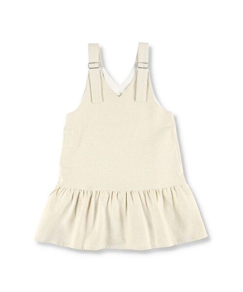 BRANSHES(ブランシェス)の「ジャンパースカート(ジャンパースカート・キッズ・ライトグリーン/キナリ・120/110/130/100/150/140)」の5枚目の写真