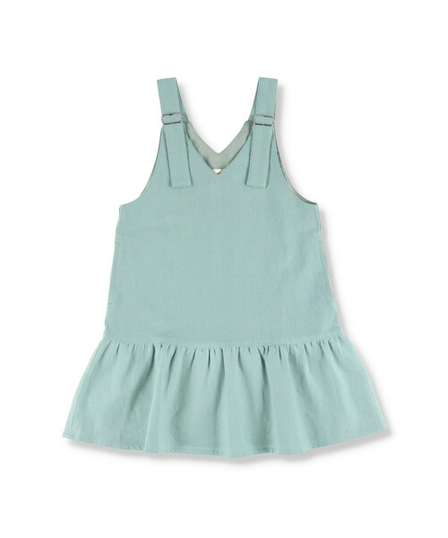 BRANSHES(ブランシェス)の「ジャンパースカート(ジャンパースカート・キッズ・ライトグリーン/キナリ・120/110/130/100/150/140)」の13枚目の写真