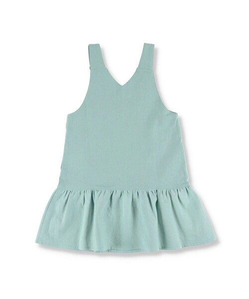 BRANSHES(ブランシェス)の「ジャンパースカート(ジャンパースカート・キッズ・ライトグリーン/キナリ・120/110/130/100/150/140)」の14枚目の写真