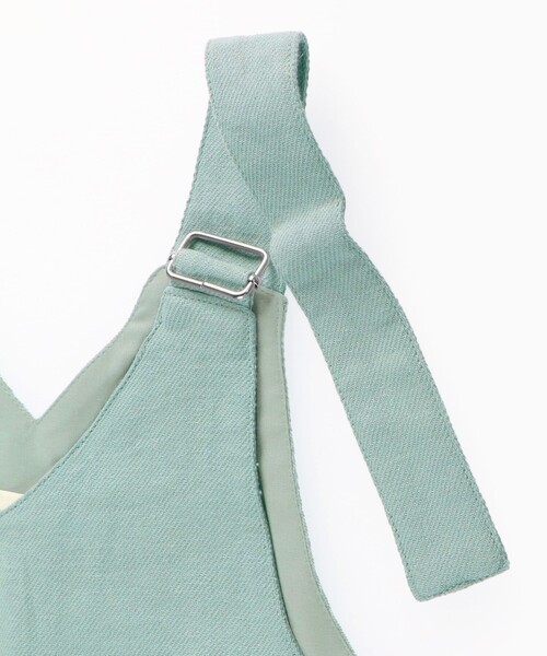 BRANSHES(ブランシェス)の「ジャンパースカート(ジャンパースカート・キッズ・ライトグリーン/キナリ・120/110/130/100/150/140)」の16枚目の写真