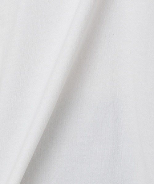 Elura（エルーラ）の「オーガニックコットンロールTシャツ（Tシャツ/カットソー・レディース・チャコールグレー/ホワイト/ネイビー・FREE）」の4枚目の写真