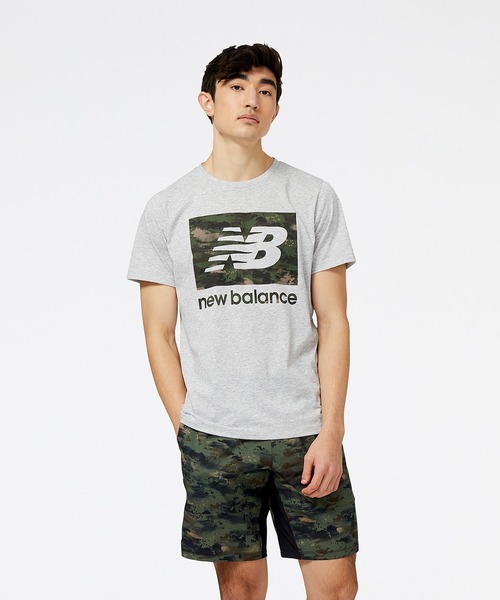 NEW BALANCE(ニューバランス)の「Tenacity グラフィックショートスリーブTシャツ(Tシャツ/カットソー・メンズ・カーキ/ブラック/ネイビー/グリーン系その他/ホワイト系その他2・MEDIUM/LARGE/SMALL/XX-LARGE/X-LARGE)」の4枚目の写真