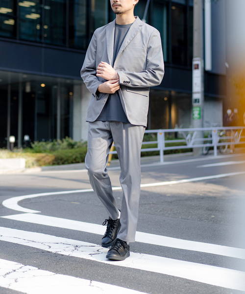 WWS(ワークウェアスーツ)の「”速乾&イージーケア”【WWS】417別注 ULTIMEXフルレングスパンツ(スラックス・メンズ・チャコールグレー/ブラック系その他/ネイビー・SMALL/MEDIUM/LARGE/X-LARGE)」の20枚目の写真