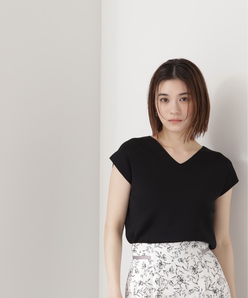 SUMMER VEIL KNIT 総針ノースリーブニット