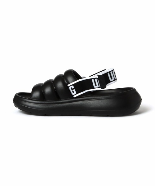 UGG(アグ)の「【UGG(アグ)】SportYeah(WOMEN)(サンダル・レディース・ブラック/ホワイト・MEDIUM/SMALL)」の4枚目の写真
