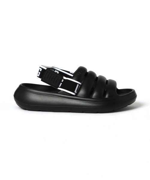 UGG(アグ)の「【UGG(アグ)】SportYeah(WOMEN)(サンダル・レディース・ブラック/ホワイト・MEDIUM/SMALL)」の5枚目の写真