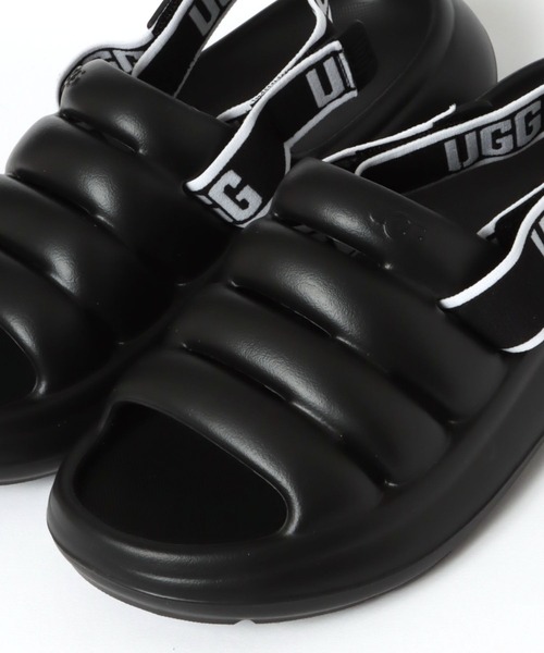 UGG(アグ)の「【UGG(アグ)】SportYeah(WOMEN)(サンダル・レディース・ブラック/ホワイト・MEDIUM/SMALL)」の8枚目の写真