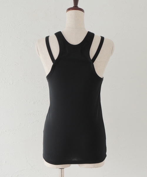 SAYAKA DAVIS エンブロイダリータンク CITYSHOP 美品 SAYAKA DAVIS＞メッシュ タンクトップ